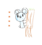 はじめてかいたどうぶつさん（個別スタンプ：5）