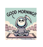 瞑想する死神（個別スタンプ：1）