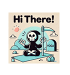 瞑想する死神（個別スタンプ：3）