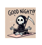 瞑想する死神（個別スタンプ：6）