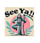 瞑想する死神（個別スタンプ：7）