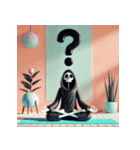 瞑想する死神（個別スタンプ：10）