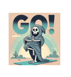 瞑想する死神（個別スタンプ：11）