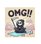 瞑想する死神（個別スタンプ：13）