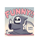 瞑想する死神（個別スタンプ：14）