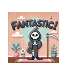 瞑想する死神（個別スタンプ：15）