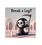 瞑想する死神（個別スタンプ：16）