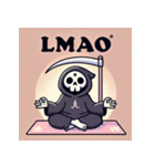 瞑想する死神（個別スタンプ：19）