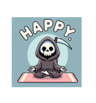 瞑想する死神（個別スタンプ：21）