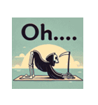 瞑想する死神（個別スタンプ：25）