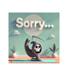 瞑想する死神（個別スタンプ：26）