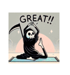 瞑想する死神（個別スタンプ：30）