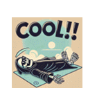 瞑想する死神（個別スタンプ：33）