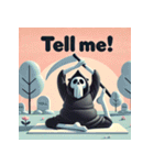 瞑想する死神（個別スタンプ：34）