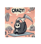 瞑想する死神（個別スタンプ：35）