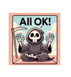 瞑想する死神（個別スタンプ：36）