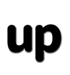 アルファベット小文字黒色のスタンプ N（個別スタンプ：30）