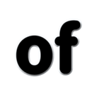 アルファベット小文字黒色のスタンプ N（個別スタンプ：35）