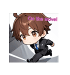 プチ男子の感情100%の日常！英語ver.3（個別スタンプ：10）