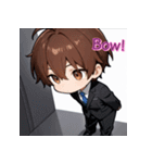 プチ男子の感情100%の日常！英語ver.3（個別スタンプ：14）