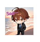 プチ男子の感情100%の日常！英語ver.3（個別スタンプ：15）