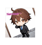 プチ男子の感情100%の日常！英語ver.3（個別スタンプ：16）