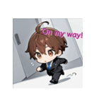 プチ男子の感情100%の日常！英語ver.3（個別スタンプ：17）