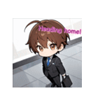 プチ男子の感情100%の日常！英語ver.3（個別スタンプ：19）