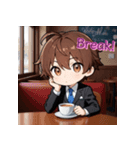 プチ男子の感情100%の日常！英語ver.3（個別スタンプ：20）