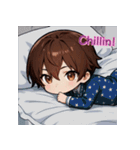 プチ男子の感情100%の日常！英語ver.3（個別スタンプ：22）