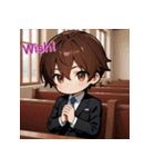 プチ男子の感情100%の日常！英語ver.3（個別スタンプ：23）