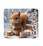 大人可愛いデザイン年賀状♡年末年始（個別スタンプ：18）