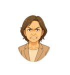 おじアタック ＆ おばアタック（個別スタンプ：16）