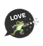 アカメアマガエルの吹き出しスタンプ（個別スタンプ：31）