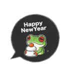 アカメアマガエルの吹き出しスタンプ（個別スタンプ：39）