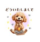 一年中使える♪トイプードルの毎日スタンプ（個別スタンプ：11）