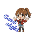 Live on！！歌って弾いてギター女子！（個別スタンプ：13）