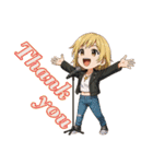 Live on！！歌って弾いてギター女子！（個別スタンプ：16）