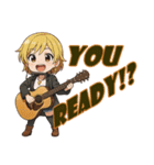 Live on！！歌って弾いてギター女子！（個別スタンプ：19）