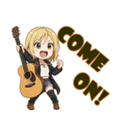 Live on！！歌って弾いてギター女子！（個別スタンプ：22）