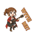 Live on！！歌って弾いてギター女子！（個別スタンプ：29）