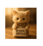 ほっこりノスタルジック＊ふわふわ猫の日常（個別スタンプ：7）
