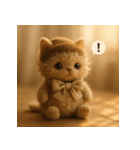 ほっこりノスタルジック＊ふわふわ猫の日常（個別スタンプ：34）