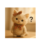 ほっこりノスタルジック＊ふわふわ猫の日常（個別スタンプ：35）