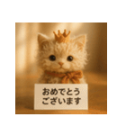 ほっこりノスタルジック＊ふわふわ猫の日常（個別スタンプ：39）