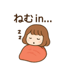 【ネオダジャレ】毎日使える女の子スタンプ（個別スタンプ：6）