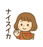 【ネオダジャレ】毎日使える女の子スタンプ（個別スタンプ：37）