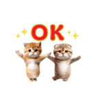 踊る！ネコたちのあけおめスタンプ【再販】（個別スタンプ：22）