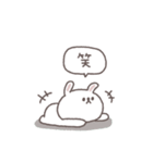 笑い多めあいさつ◎ちびっこうさぎさん #1（個別スタンプ：2）