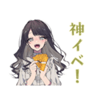 推しだけ見てる★リボン女子（個別スタンプ：31）